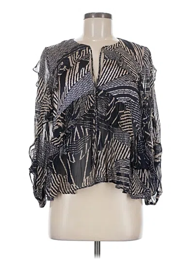 Pre-owned Ba&sh Long Sleeve Blouse In Black