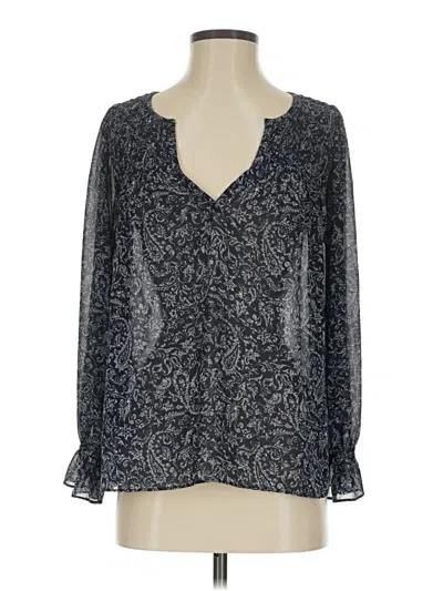 Pre-owned Ba&sh Long Sleeve Blouse In Gray