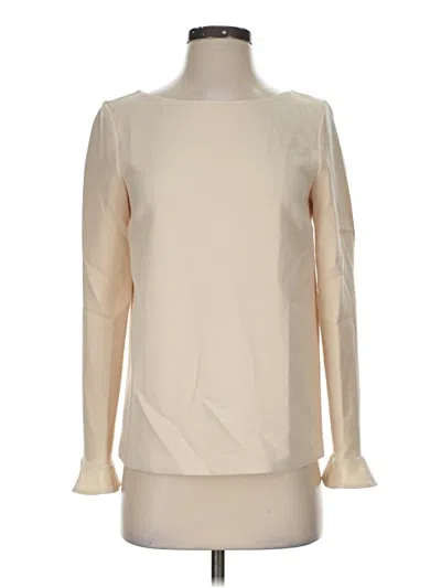 Pre-owned Ba&sh Long Sleeve Blouse In Ivory