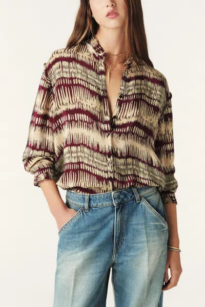 Ba&sh Long Sleeve Shirt Collar Shirt Amore For Women In Multi