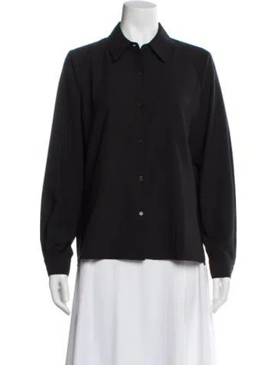 Pre-owned Ba&sh Long Sleeve Top In Black