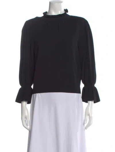 Pre-owned Ba&sh Long Sleeve Top In Blue