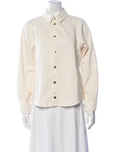 Pre-owned Ba&sh Long Sleeve Top In Neutrals