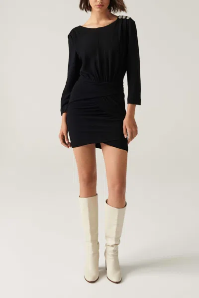 Ba&sh Long Sleeves Dress Megan For Women In Black