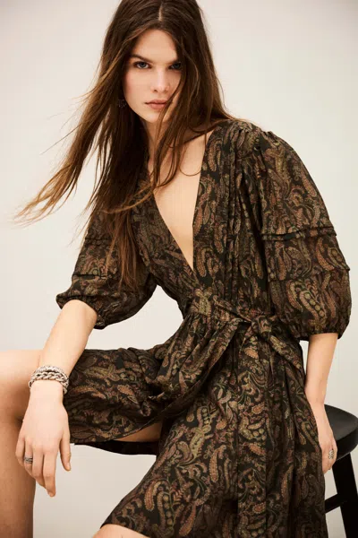 Ba&sh Long Sleeves Dress Teodora For Women In Brown