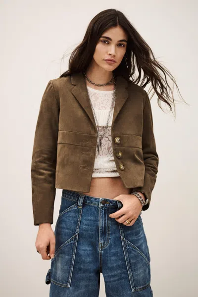 Ba&sh Long Sleeves Jacket Morfeo For Women In Brown
