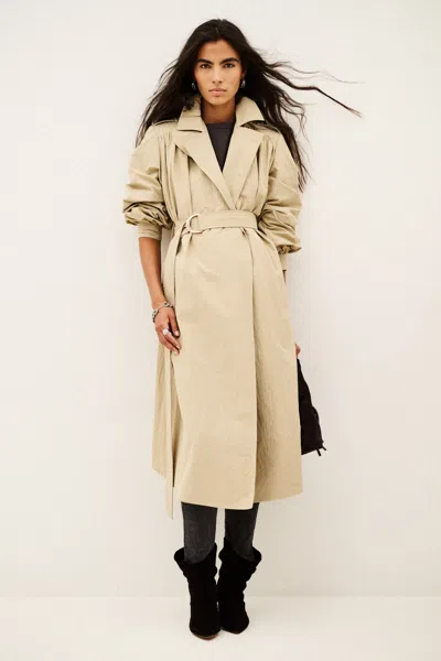 Ba&sh Long Sleeves Tailored Collar Coat Wili For Women In White