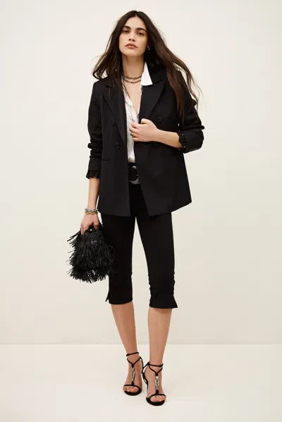 Ba&sh Long Sleeves V-neck Collar Jacket Coline For Women In Black