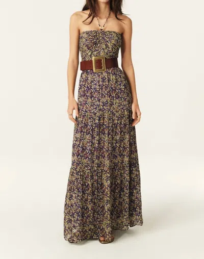 Ba&sh Lorie Maxi Dress In Violet In Purple