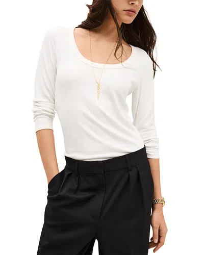 Ba&sh Ba & Sh Luisa Tee In White