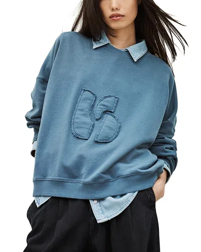 Ba&sh Ba & Sh Maia Sweatshirt In Blue