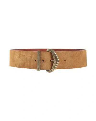 Ba&sh Ba & Sh Man Belt Khaki Size 30 Cowhide In Brown