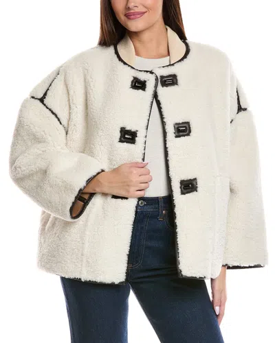 Ba&sh Manteau Maury Coat In Neutral