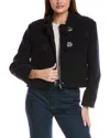 Ba&sh Manteau Paimee Wool-blend Coat In Black