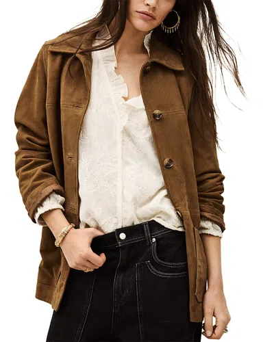 Ba&sh Ba & Sh Mario Jacket In Brown