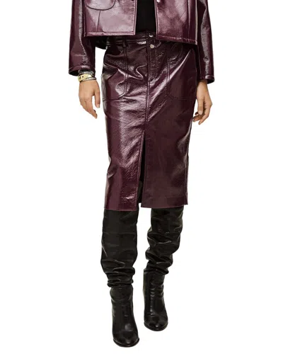 Ba&sh Marylou Skirt In Burgundy