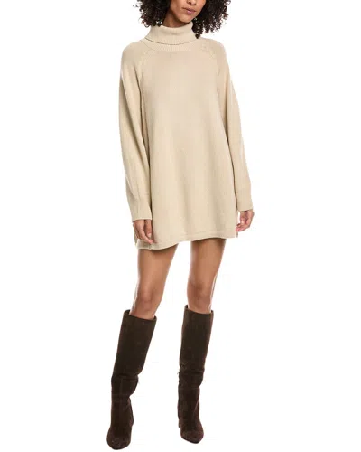 Ba&sh Medee Wool-blend Sweaterdress In Neutral