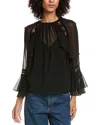 Ba&sh Mena Top In Black