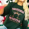 Ba&sh Merrier Martini Graphic Sweatshirt In Green In Green