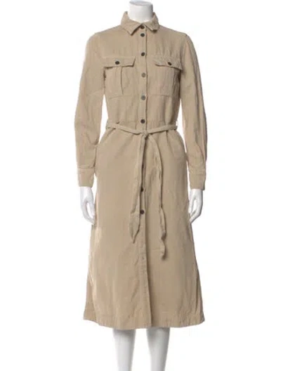 Pre-owned Ba&sh Midi Length Dress In Neutral