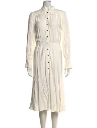 Pre-owned Ba&sh Midi Length Dress In Neutrals
