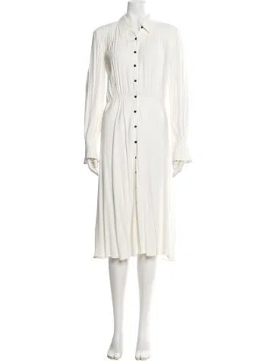 Pre-owned Ba&sh Midi Length Dress In Neutrals