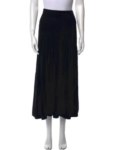 Pre-owned Ba&sh Midi Length Skirt In Black