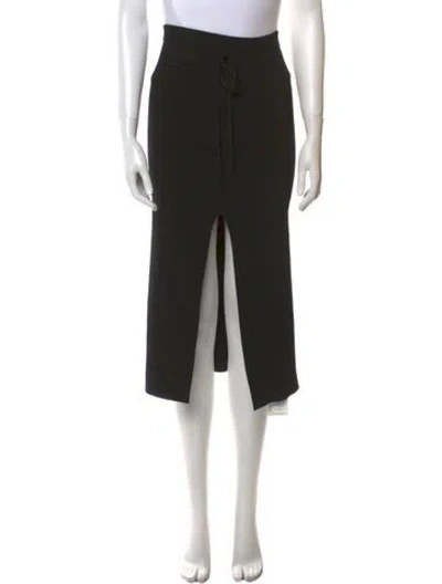 Pre-owned Ba&sh Midi Length Skirt In Black