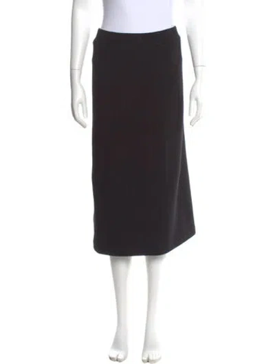 Pre-owned Ba&sh Midi Length Skirt In Black
