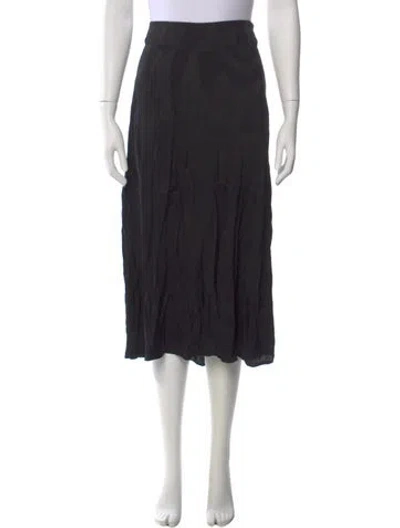 Pre-owned Ba&sh Midi Length Skirt In Black