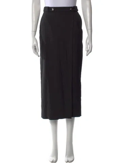 Pre-owned Ba&sh Midi Length Skirt In Black