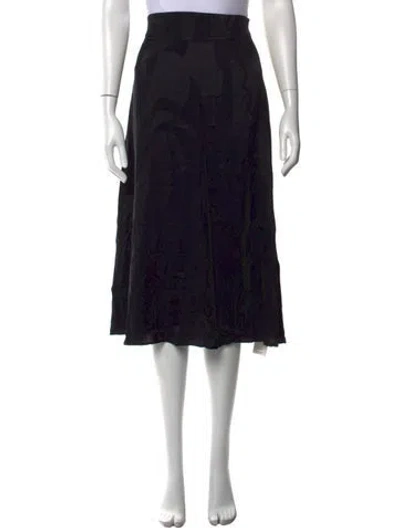Pre-owned Ba&sh Midi Length Skirt In Black