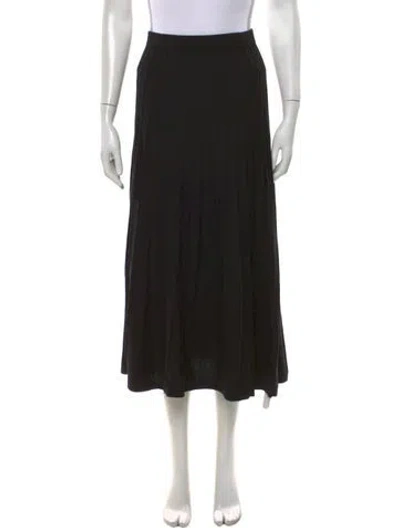 Pre-owned Ba&sh Midi Length Skirt In Black
