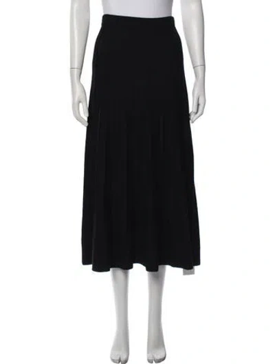 Pre-owned Ba&sh Midi Length Skirt In Black