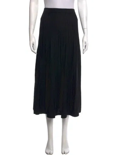 Pre-owned Ba&sh Midi Length Skirt In Black