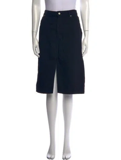 Pre-owned Ba&sh Midi Length Skirt In Black