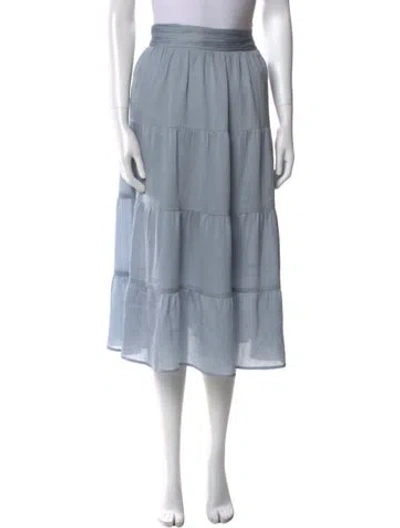 Pre-owned Ba&sh Midi Length Skirt In Blue