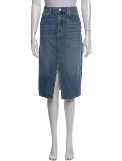 Pre-owned Ba&sh Midi Length Skirt In Blue