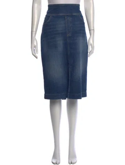 Pre-owned Ba&sh Midi Length Skirt In Blue
