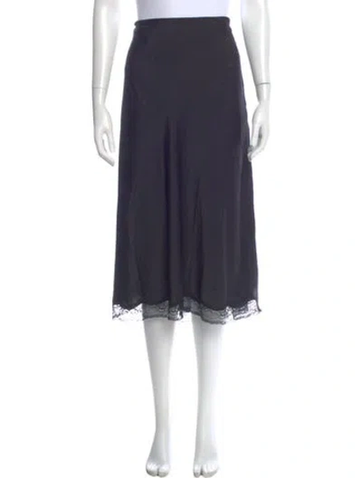 Pre-owned Ba&sh Midi Length Skirt In Blue