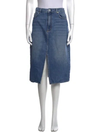 Pre-owned Ba&sh Midi Length Skirt In Blue