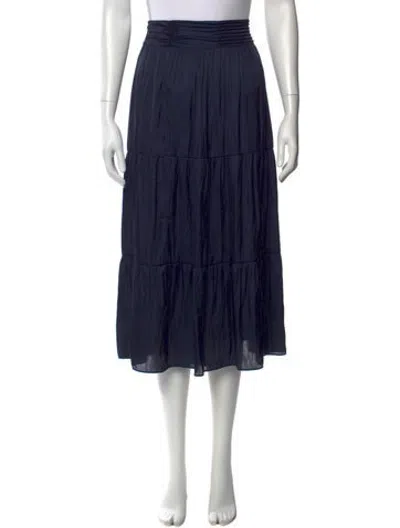 Pre-owned Ba&sh Midi Length Skirt In Blue