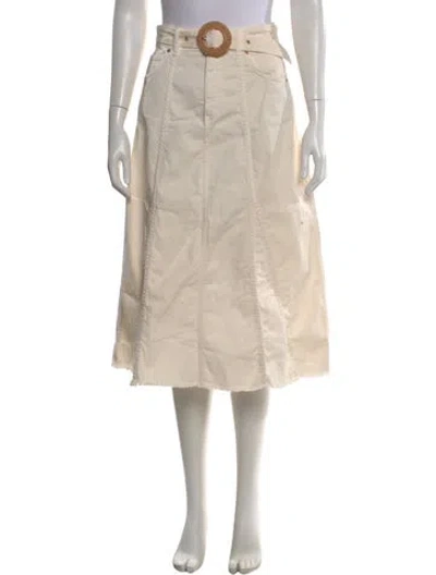 Pre-owned Ba&sh Midi Length Skirt In Neutral