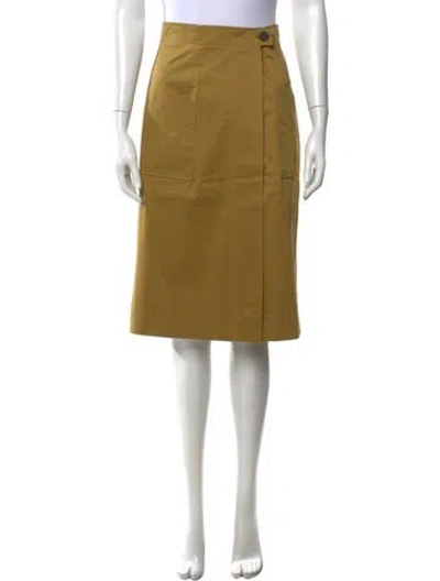 Pre-owned Ba&sh Midi Length Skirt W/ Tags In Green