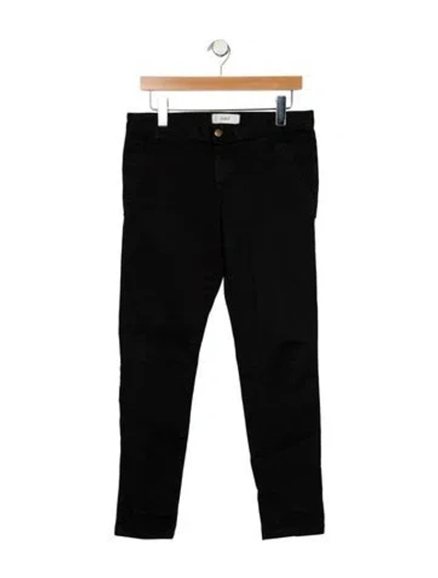 Pre-owned Ba&sh Mid-rise Skinny Leg Jeans In Black