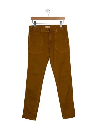 Pre-owned Ba&sh Mid-rise Skinny Leg Jeans In Brown