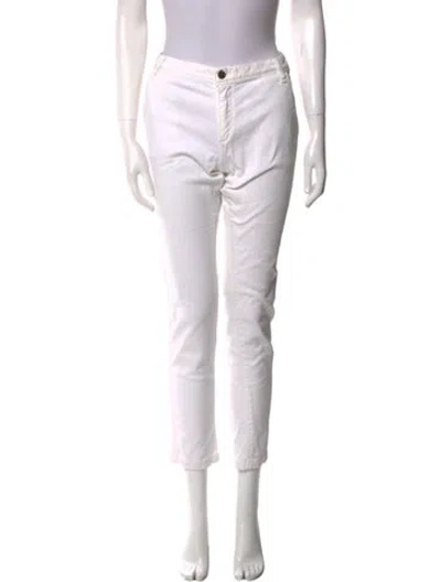 Pre-owned Ba&sh Mid-rise Skinny Leg Jeans In Neutral