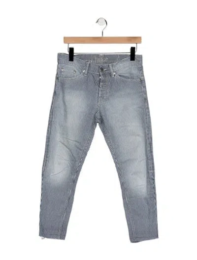 Pre-owned Ba&sh Mid-rise Straight Leg Jeans In Blue