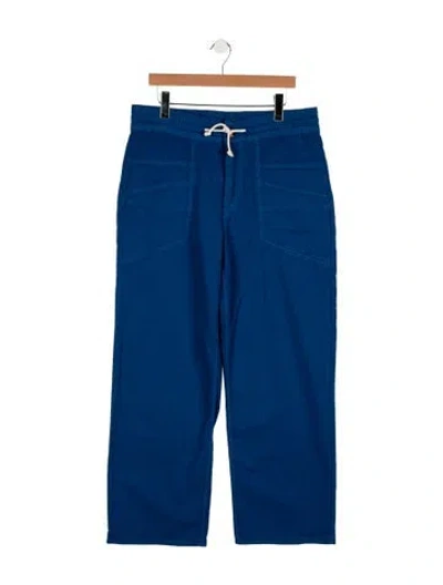 Pre-owned Ba&sh Mid-rise Straight Leg Jeans In Blue