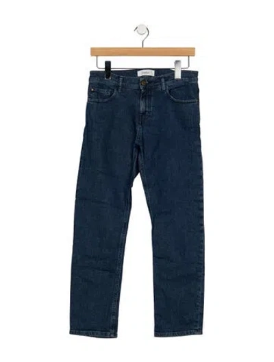 Pre-owned Ba&sh Mid-rise Straight Leg Jeans In Blue